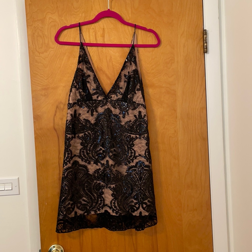 Cute sparkly black dress from Free People!